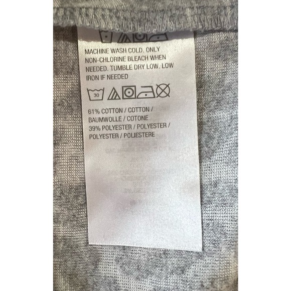 Susan Graver Weekend Burnout Jacquard Knit Half-Zip Top GRAY NWOT SIZE M - Picture 6 of 9